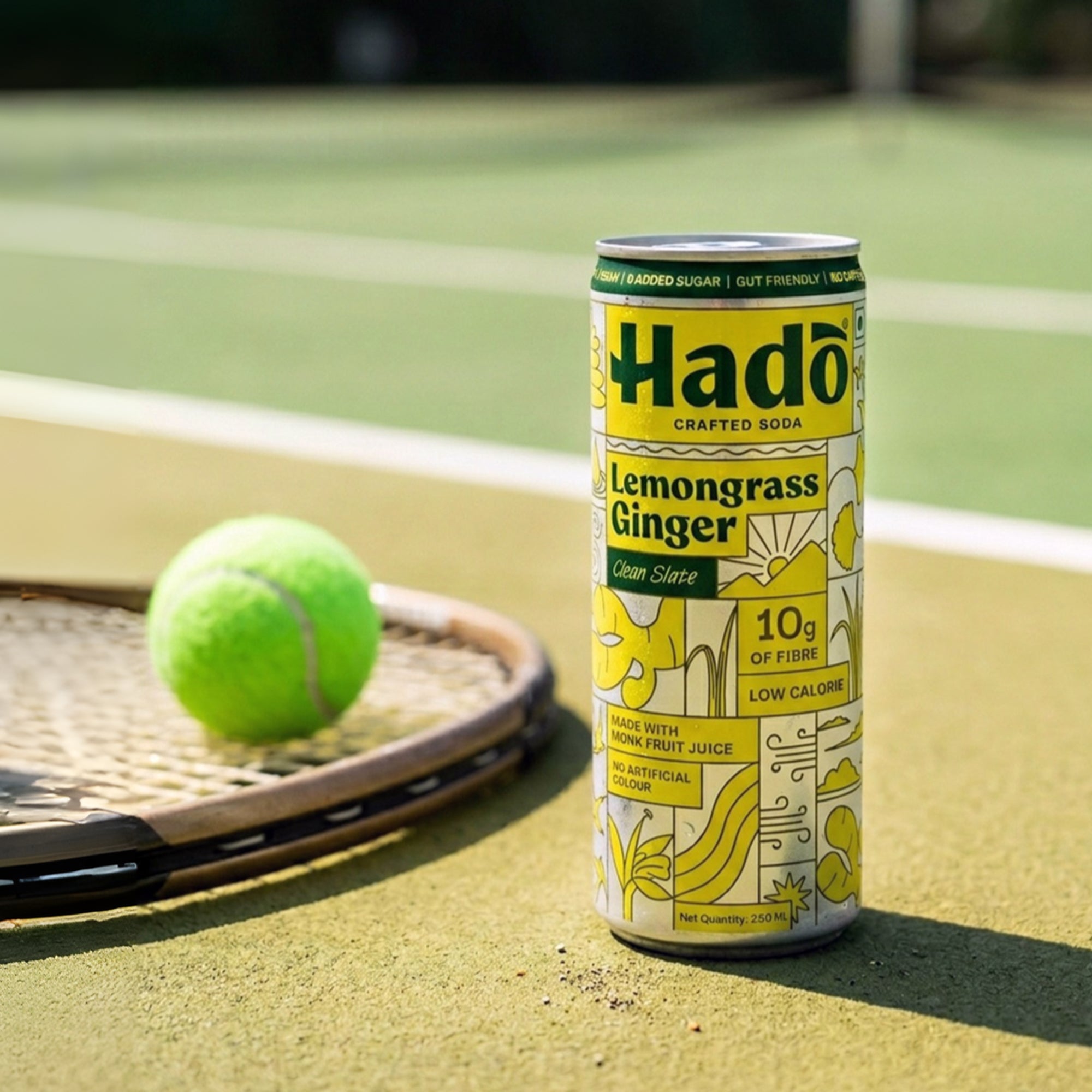 Lemongrass Ginger Crafted Soda – Clean Slate by Hadō | Buy Online